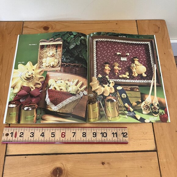 Country Dough Creations Craft Book MM-1061 Vintage Leisure Time Joan Hintz 1984 - Picture 3 of 4